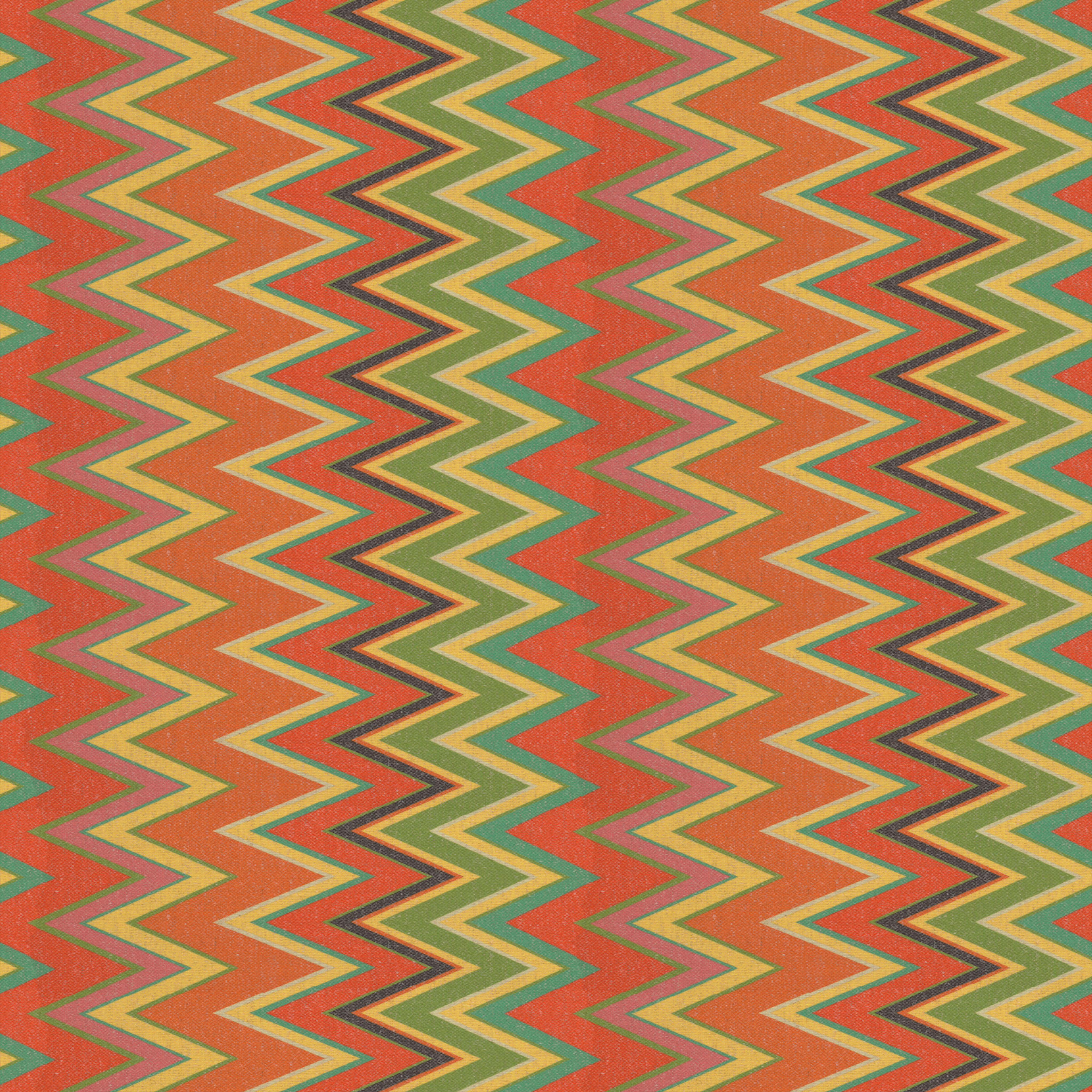 A seamless fabric texture with geometric orange print units arranged in a None pattern