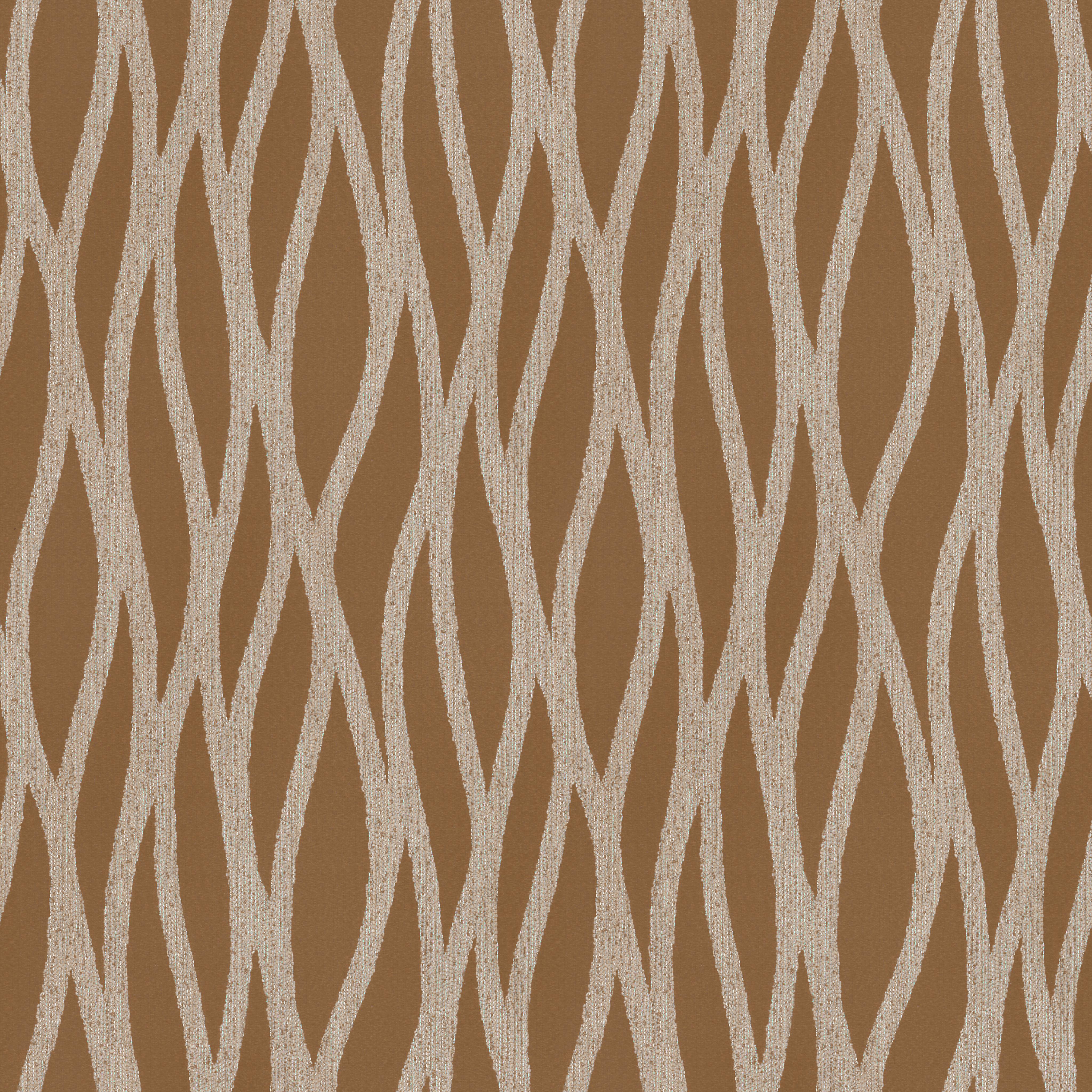 A seamless fabric texture with graphical orange jacquard units arranged in a None pattern