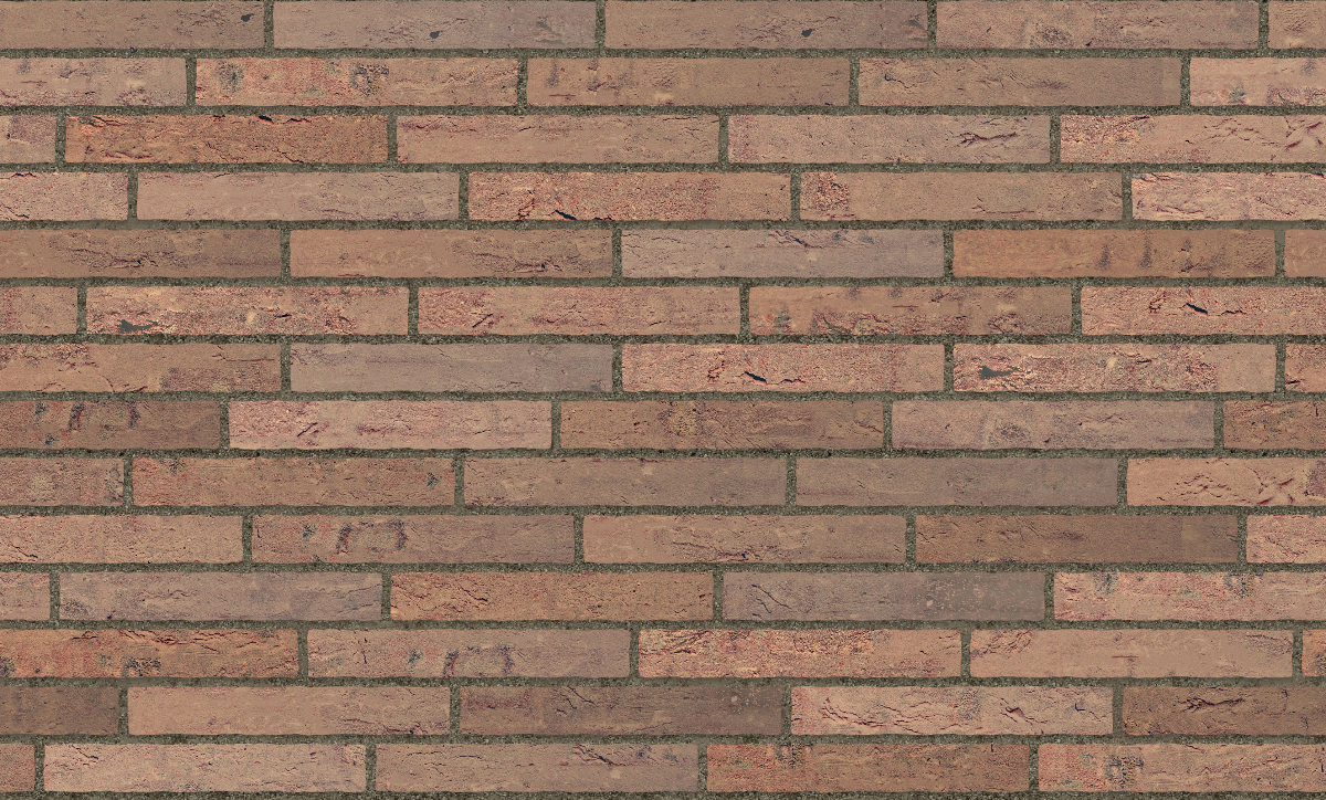 A seamless brick texture with creased brick units arranged in a Staggered pattern