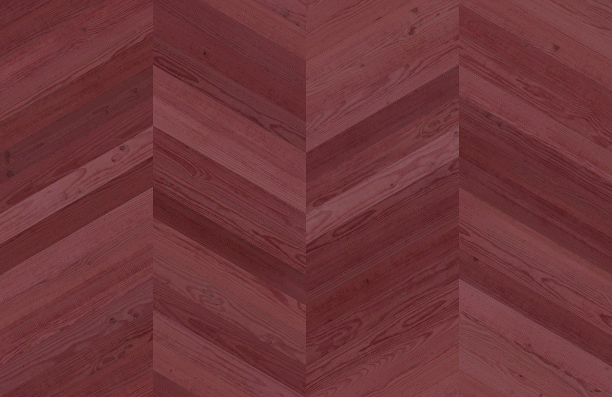 A seamless wood texture with purpleheart boards arranged in a Chevron pattern