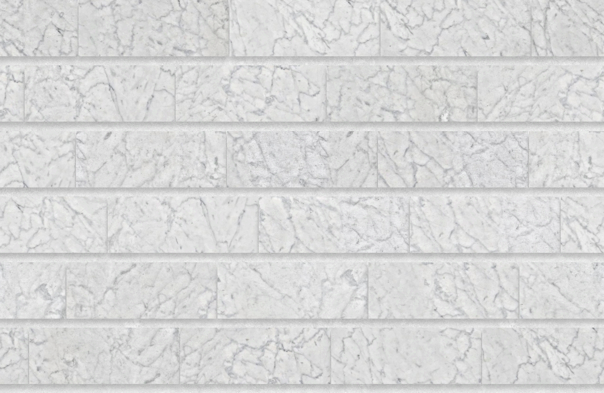 A seamless stone texture with white marble blocks arranged in a Staggered pattern