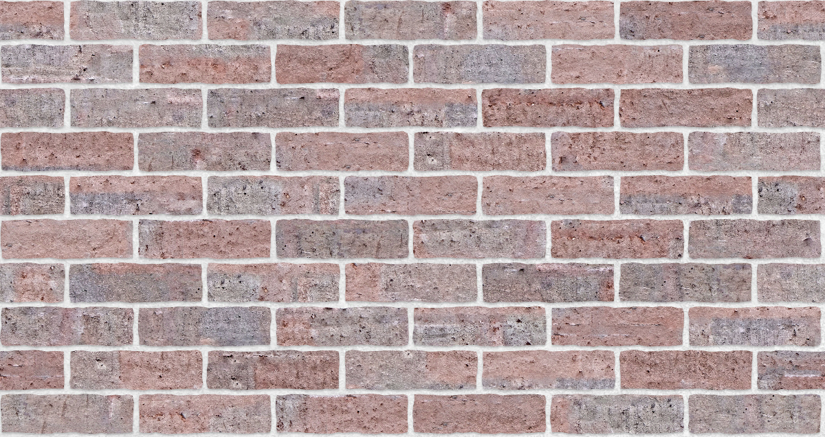 A seamless brick texture with hojrod brick units arranged in a Stretcher pattern