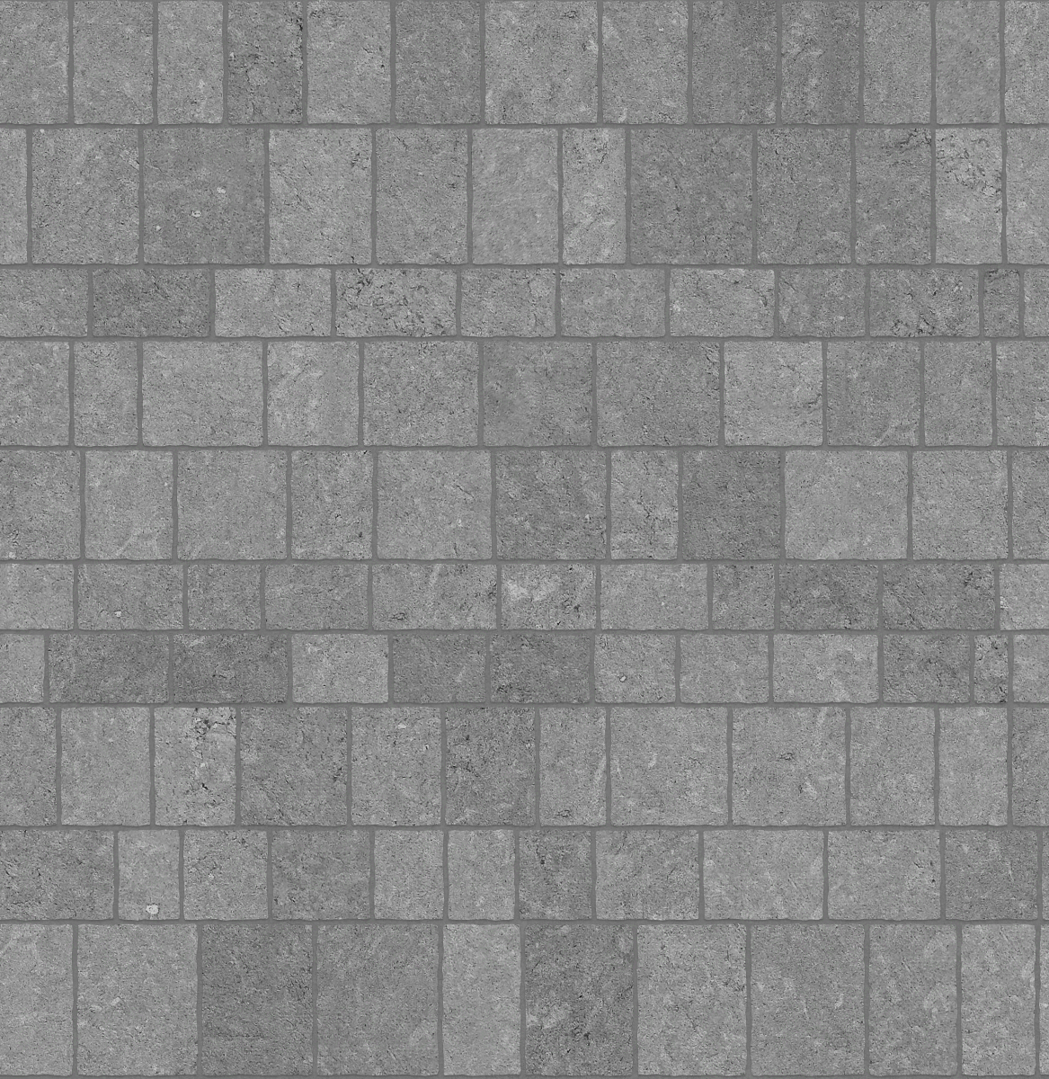 A seamless stone texture with reconstituted stone blocks arranged in a Ashlar pattern