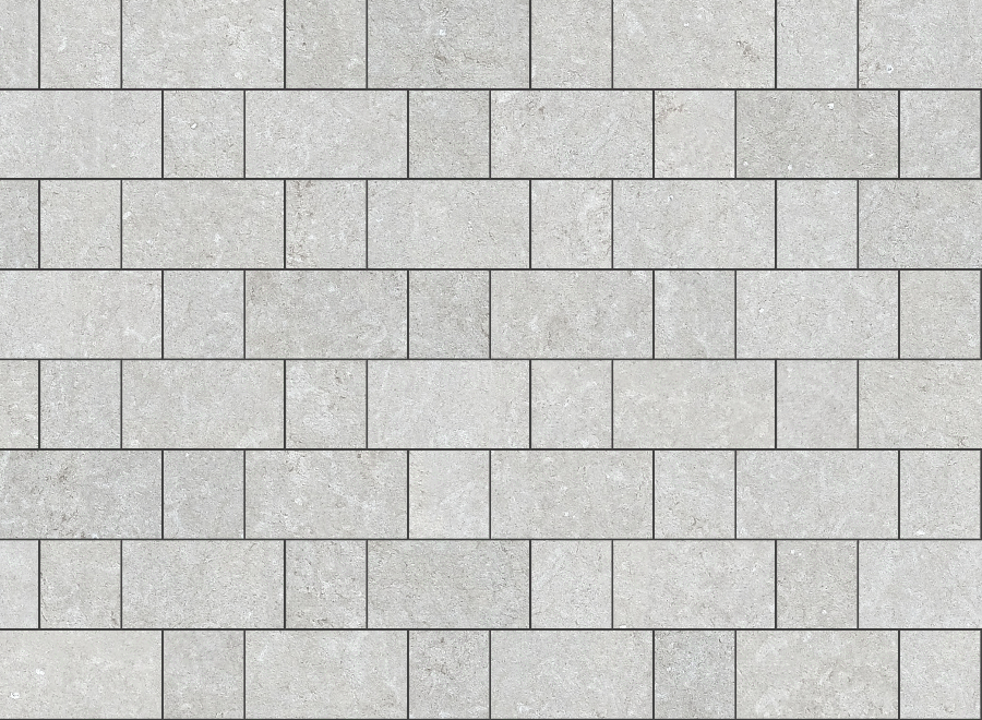 A seamless stone texture with reconstituted stone blocks arranged in a Flemish pattern