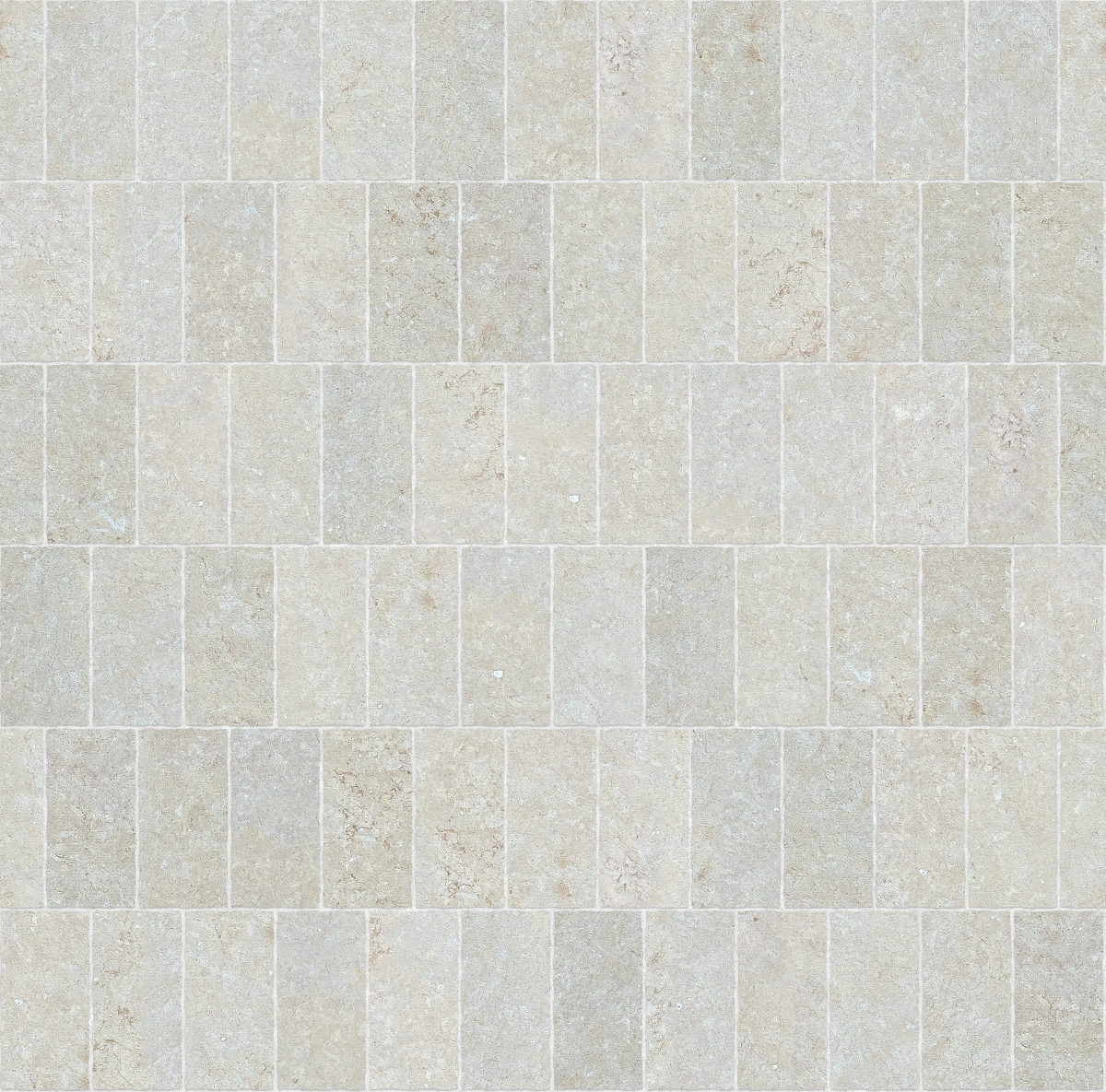 A seamless stone texture with reconstituted stone blocks arranged in a Stretcher pattern