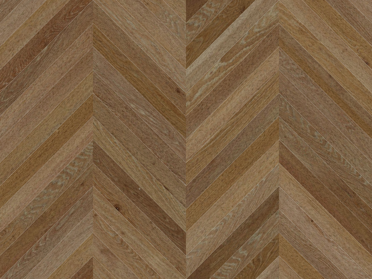 A seamless wood texture with walnut boards arranged in a Chevron pattern