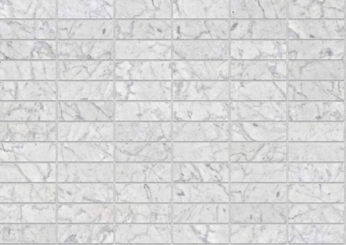 A seamless stone texture with white marble blocks arranged in a Stack pattern