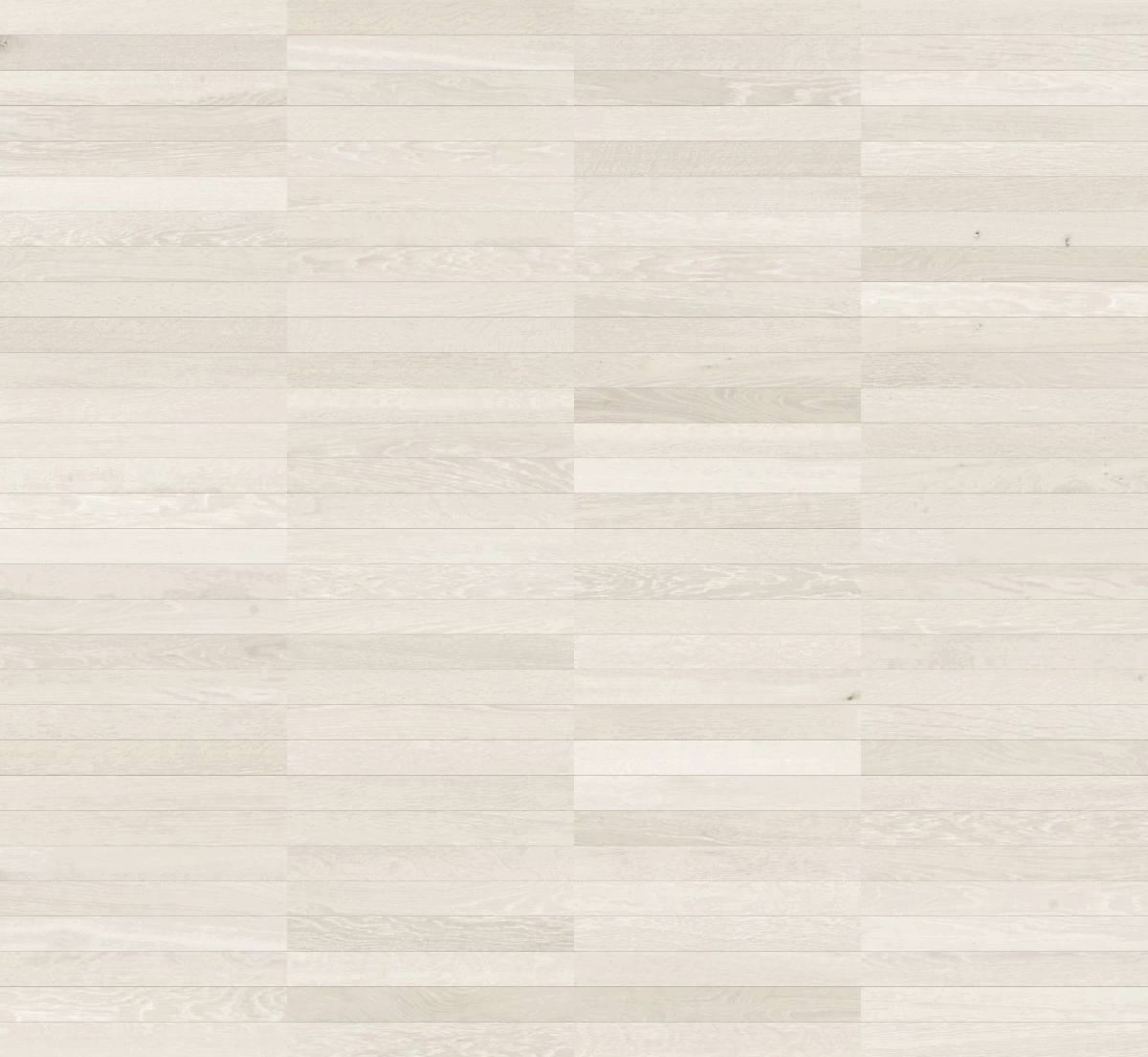 A seamless wood texture with white oiled timber boards arranged in a Stack pattern