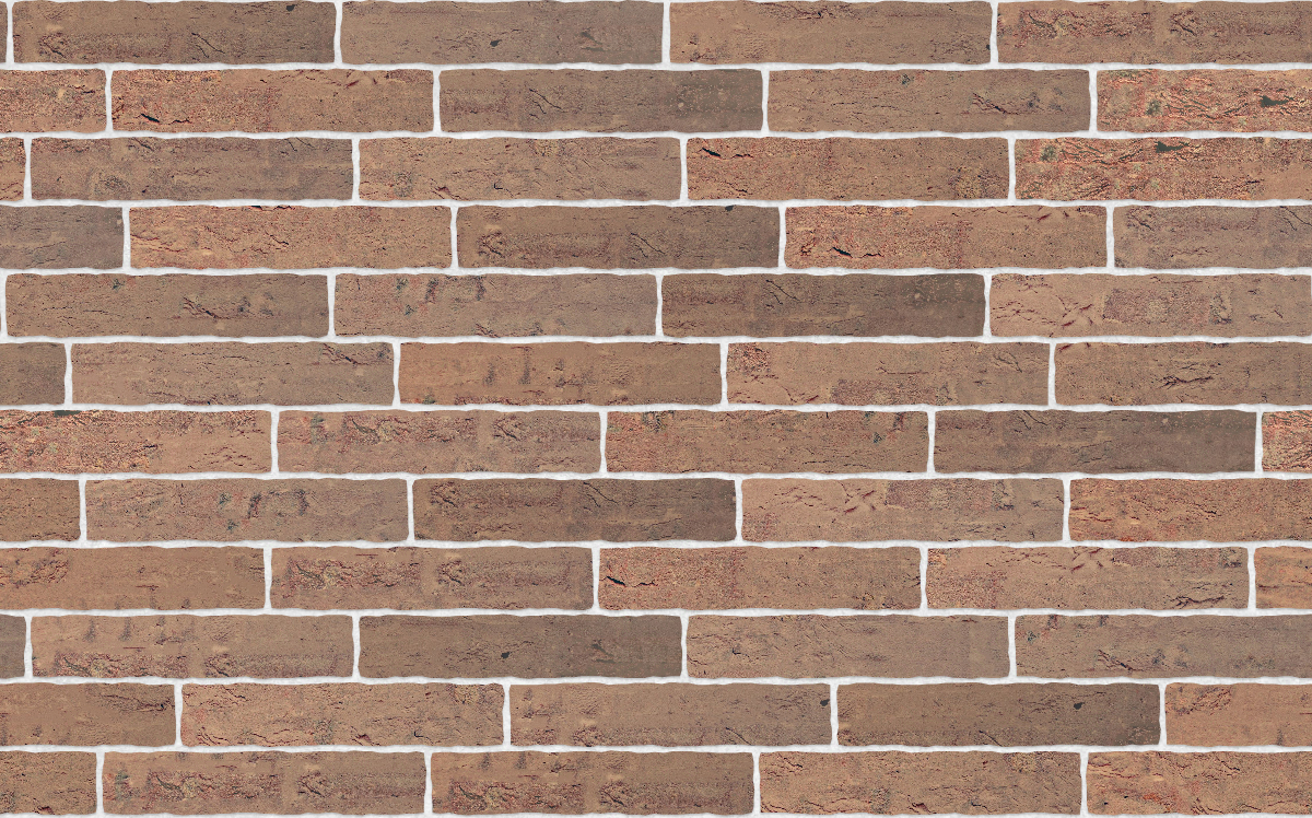 A seamless brick texture with creased brick units arranged in a Staggered pattern