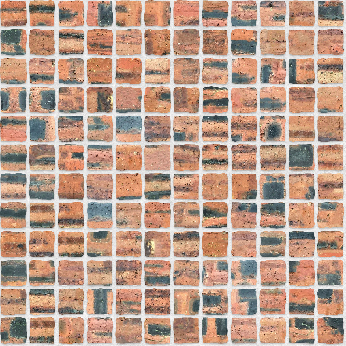 A seamless brick texture with factory brick units arranged in a Stack pattern