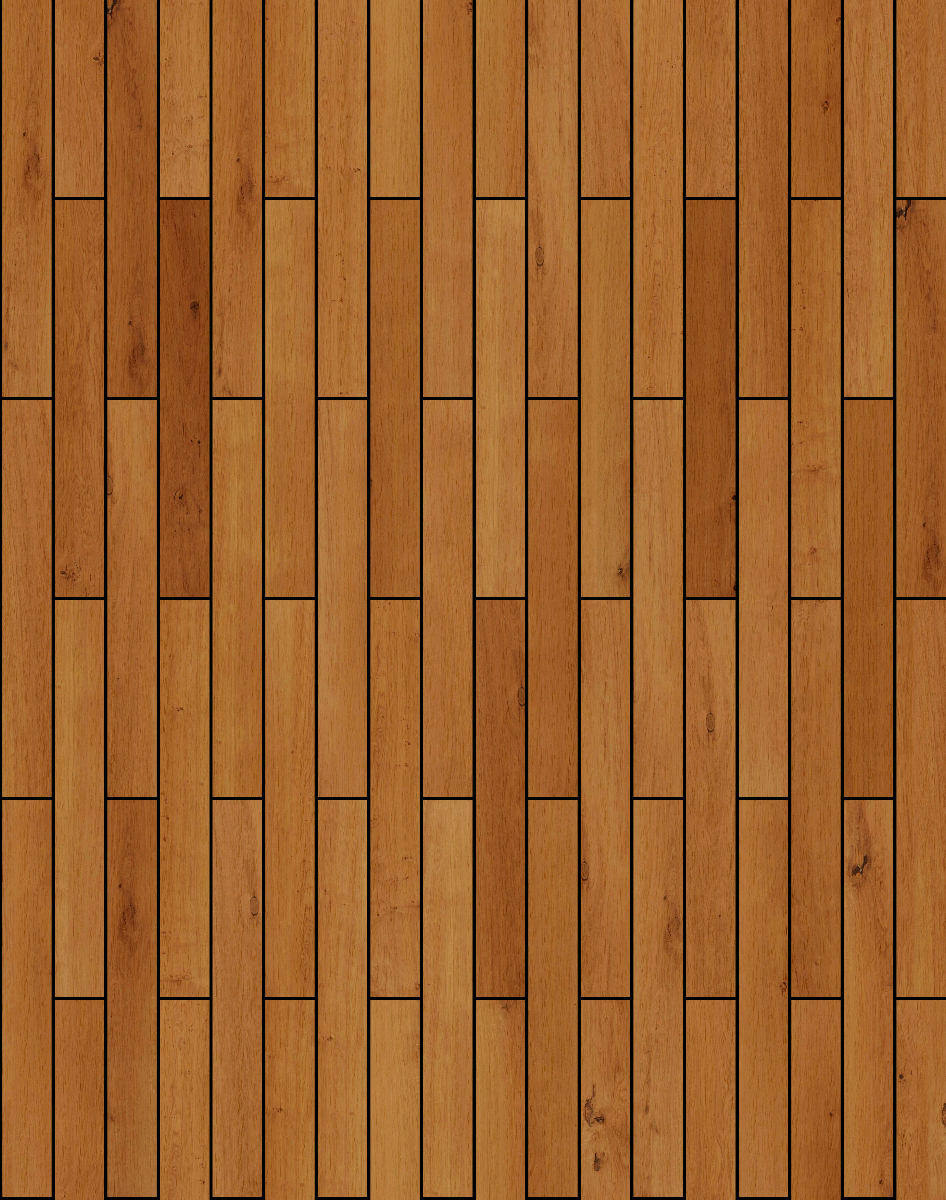 A seamless wood texture with oak boards arranged in a Stretcher pattern