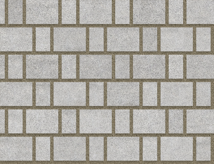 A seamless stone texture with granite blocks arranged in a Flemish pattern