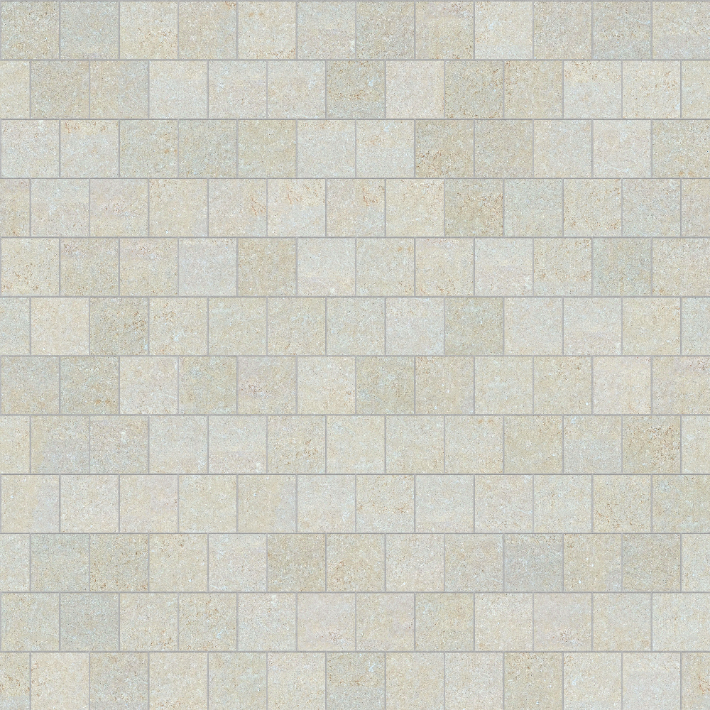 A seamless stone texture with reconstituted stone blocks arranged in a Stretcher pattern