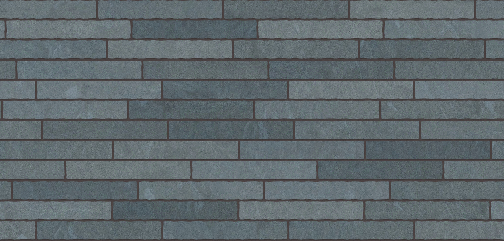 A seamless two texture with slate units arranged in a Staggered pattern