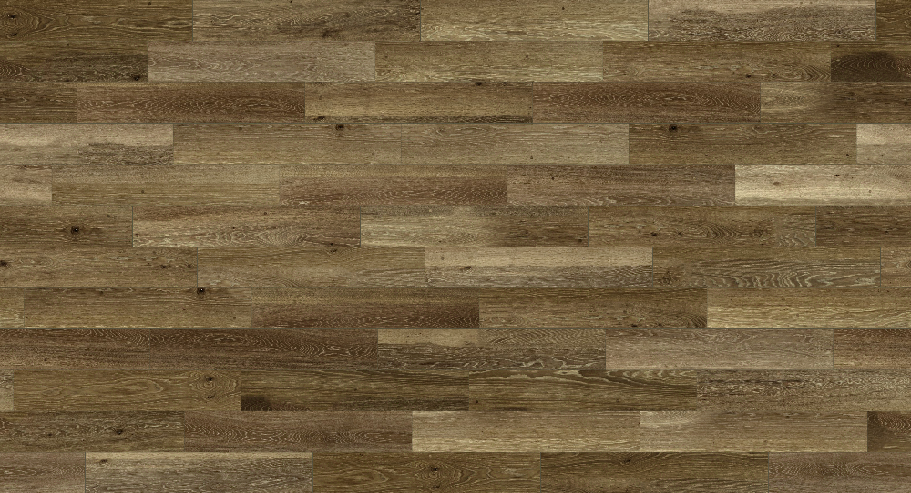 A seamless wood texture with stained timber boards arranged in a Staggered pattern