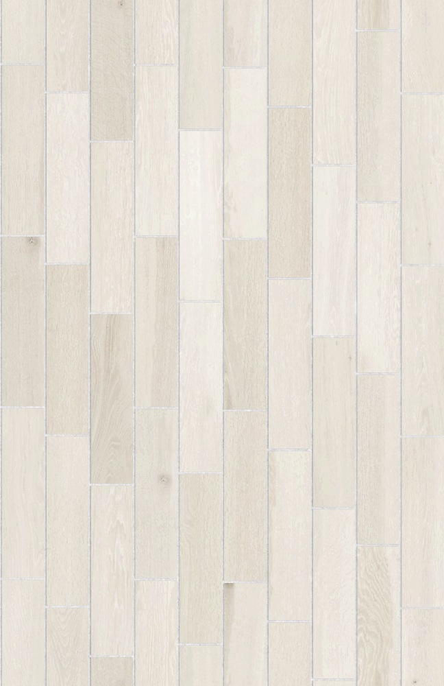 A seamless wood texture with white oiled timber boards arranged in a Staggered pattern