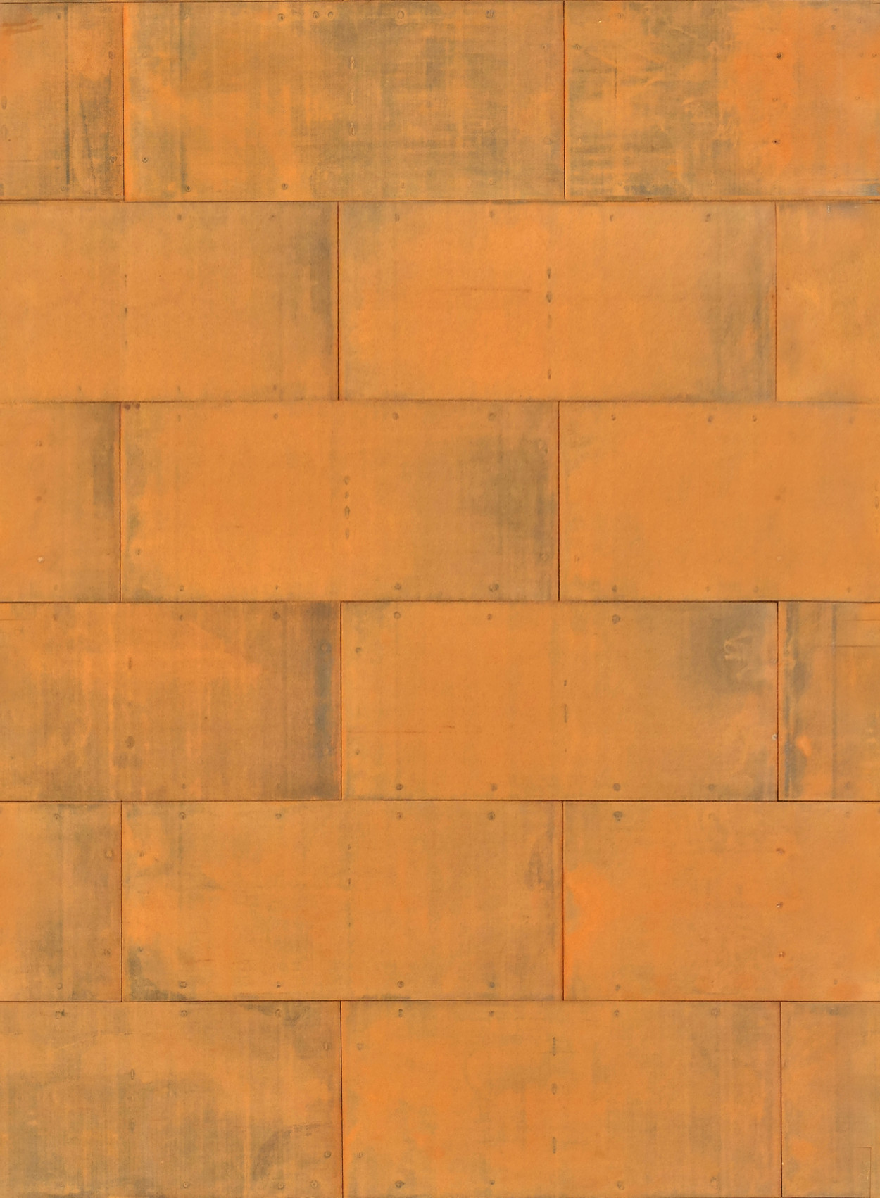 A seamless corten canfranc texture for use in architectural drawings and 3D models
