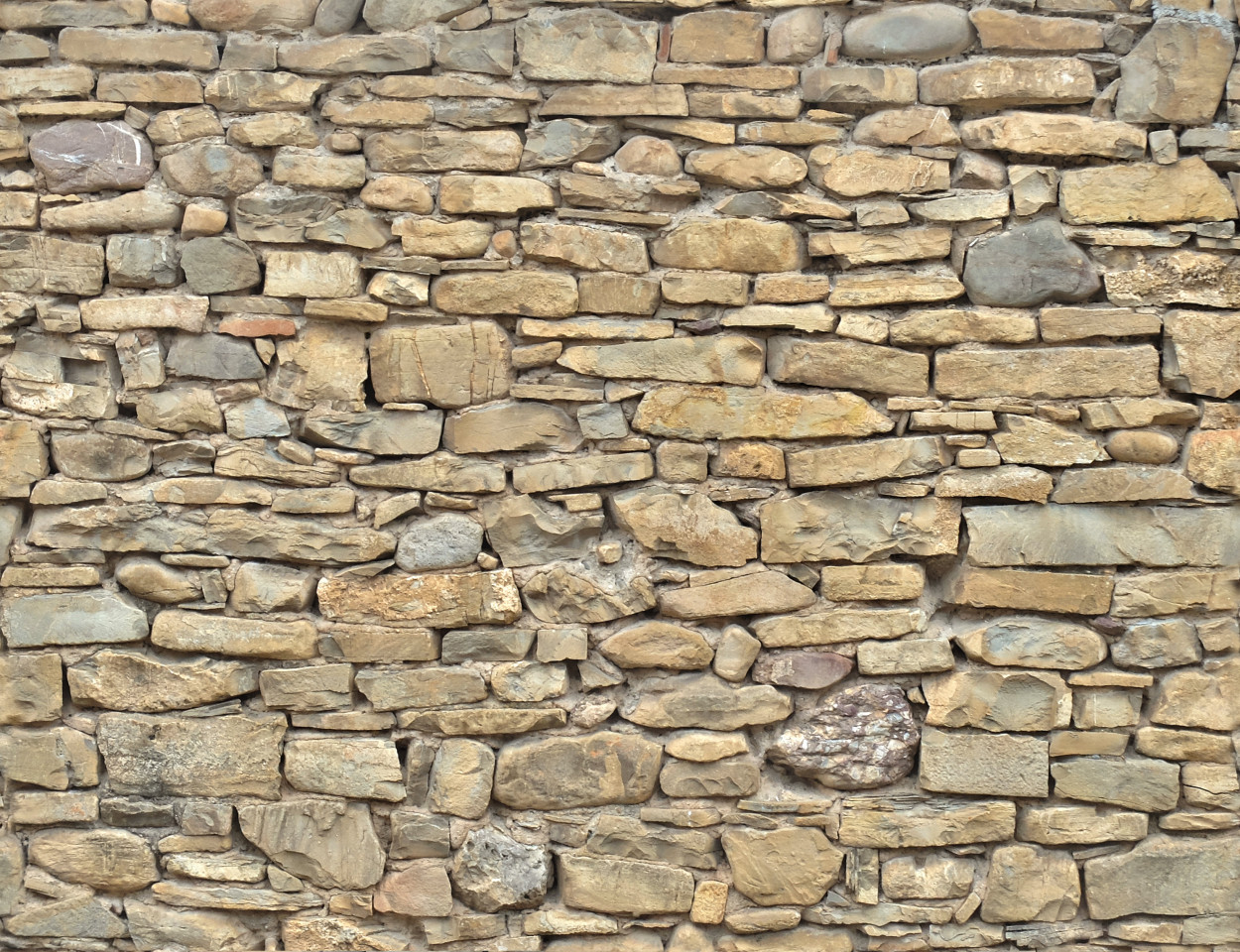 A seamless drystone wall (jaca) texture for use in architectural drawings and 3D models
