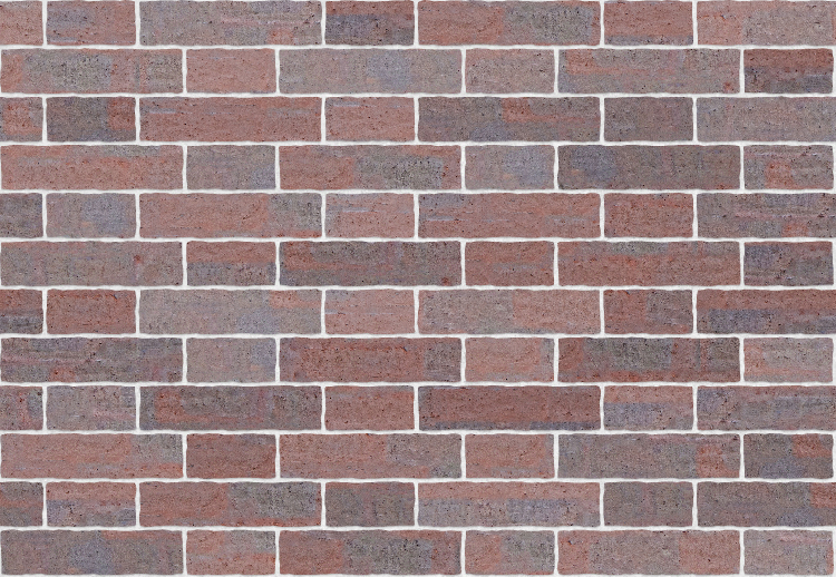 A seamless brick texture with hojrod brick units arranged in a Flemish pattern