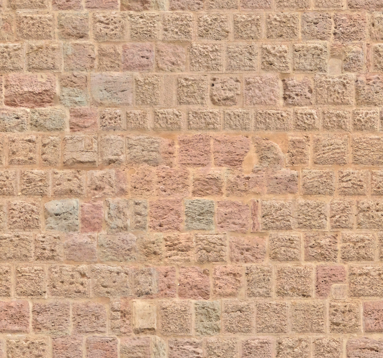 A seamless old stone masonry wall texture for use in architectural drawings and 3D models