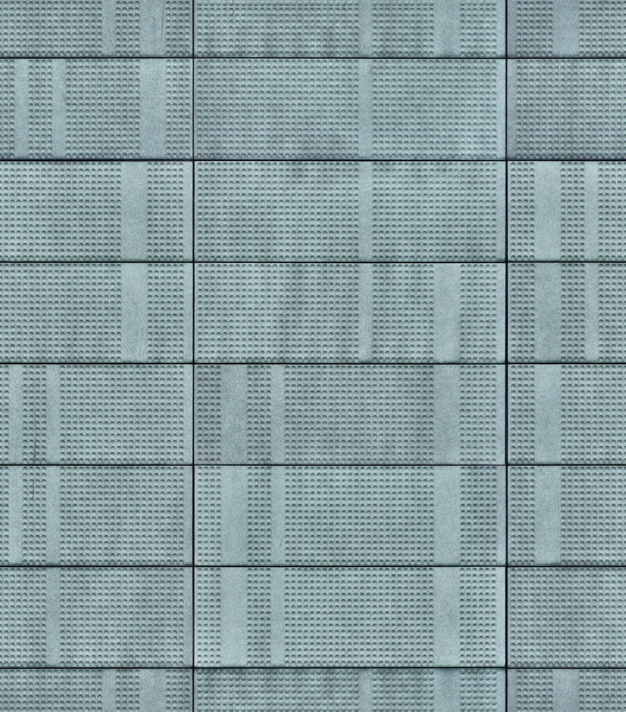 A seamless patterned copper panels texture for use in architectural drawings and 3D models