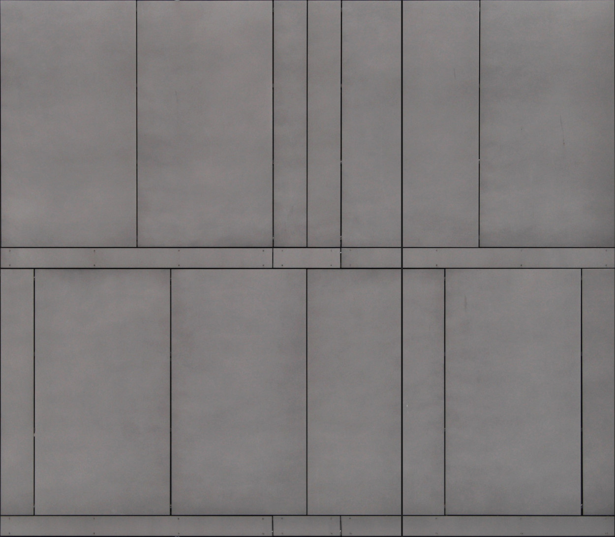 A seamless zinc panels texture for use in architectural drawings and 3D models