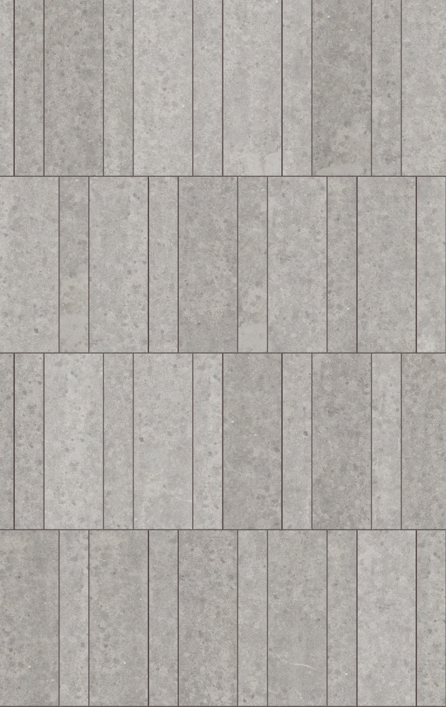 A seamless concrete texture with concrete blocks arranged in a Flemish pattern