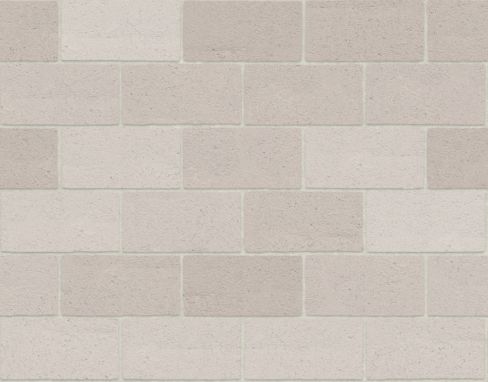 A seamless concrete texture with painted cmu block blocks arranged in a Stretcher pattern