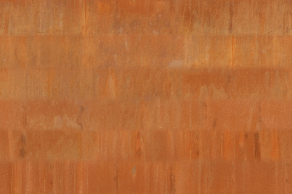 A seamless metal texture with corten steel a sheets arranged in a None pattern