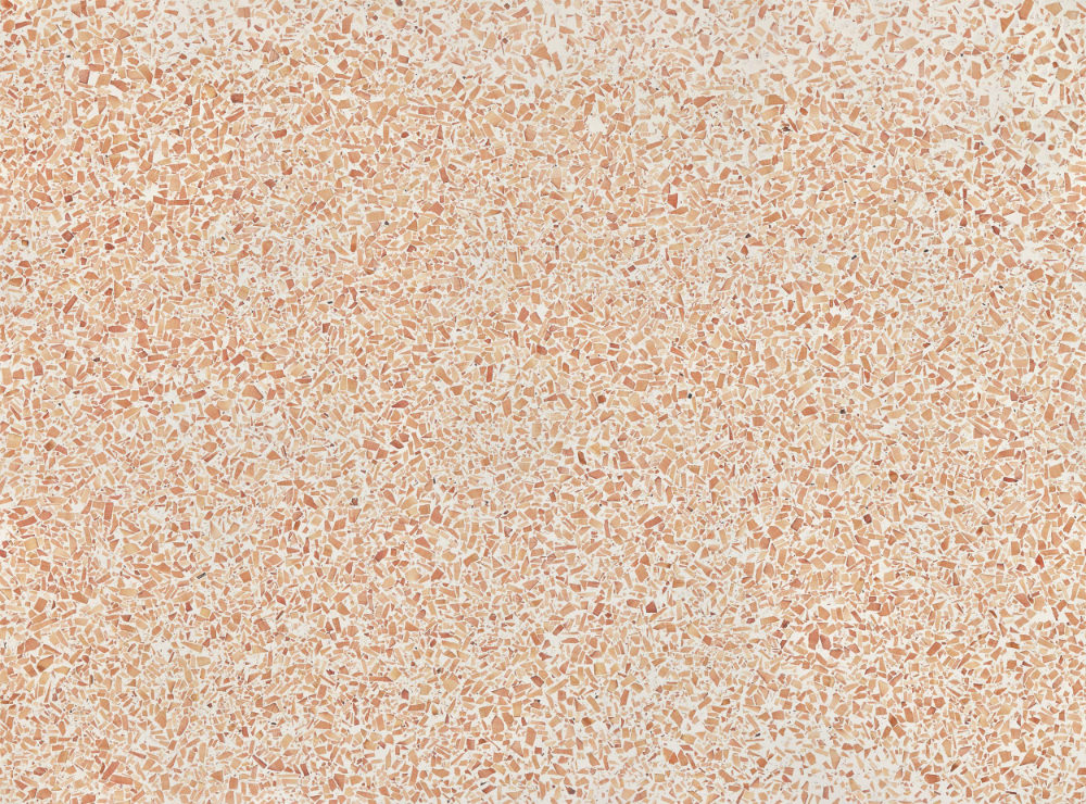 A seamless terrazzo texture with bianco mono units arranged in a  pattern