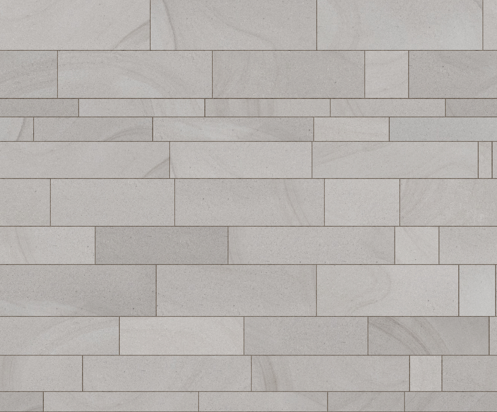 A seamless stone texture with blonde sandstone blocks arranged in a Ashlar pattern