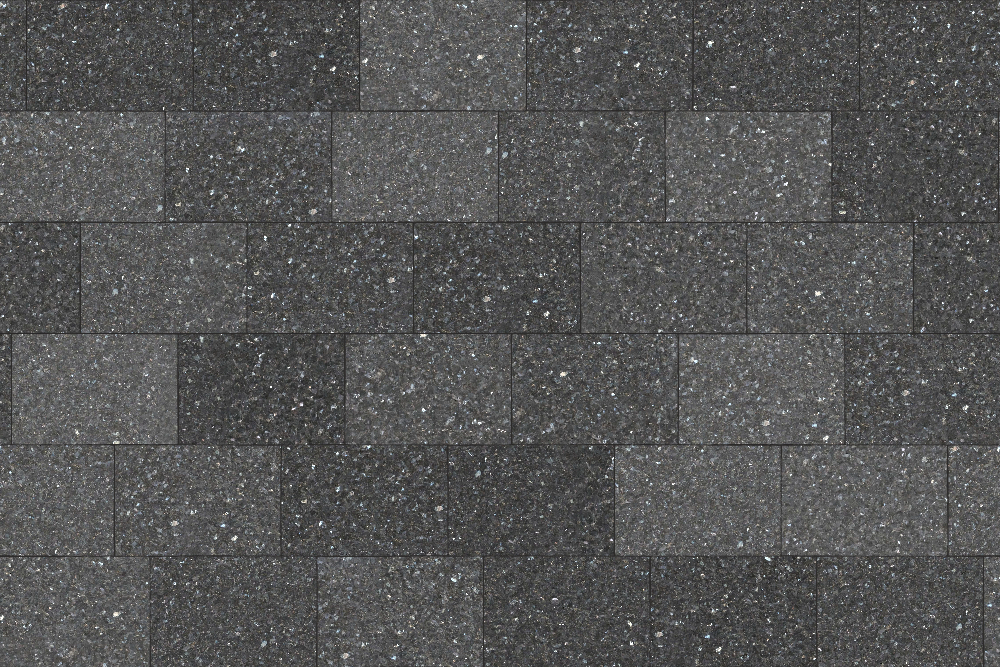 A seamless stone texture with larvikite blocks arranged in a Staggered pattern