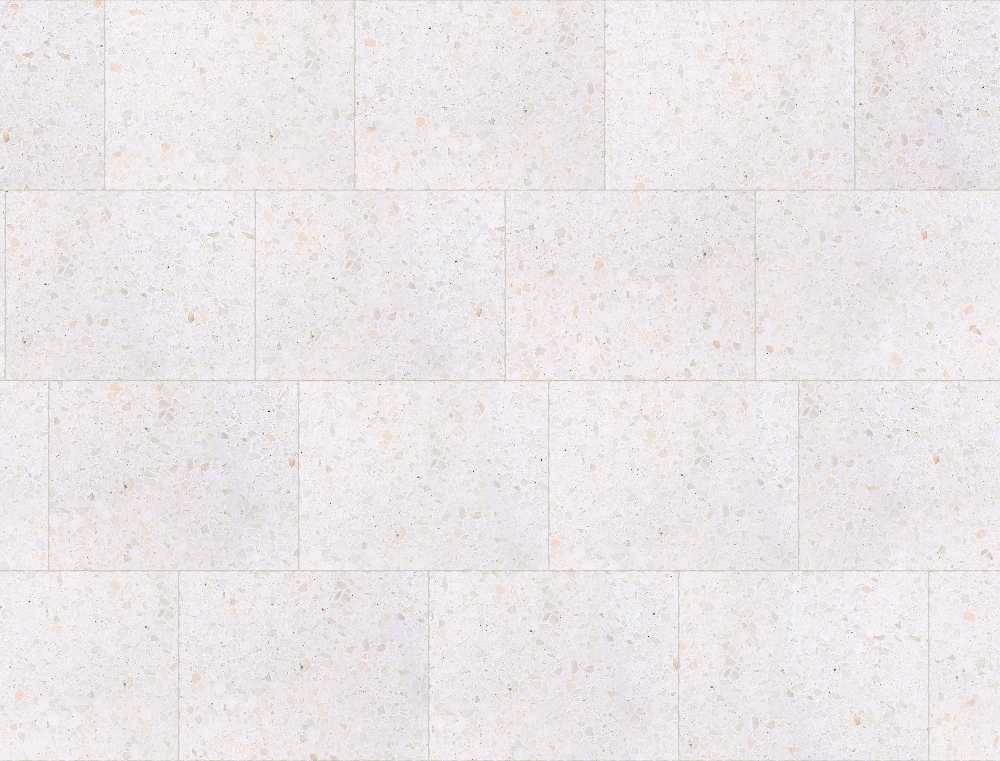 A seamless concrete texture with polished concrete blocks arranged in a Staggered pattern