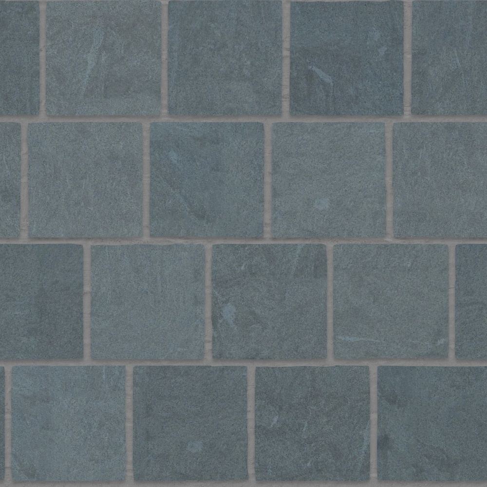 A seamless stone texture with slate blocks arranged in a Staggered pattern