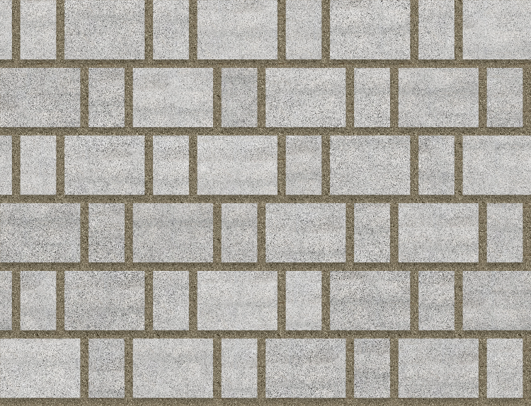 A seamless stone texture with granite blocks arranged in a Flemish pattern