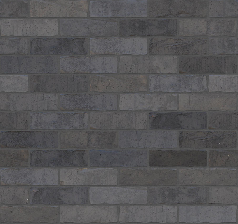 A seamless brick texture with painted brick units arranged in a Stretcher pattern