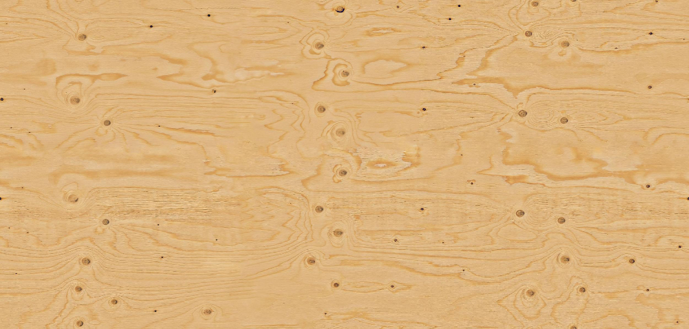A seamless wood texture with softwood plywood boards arranged in a None pattern