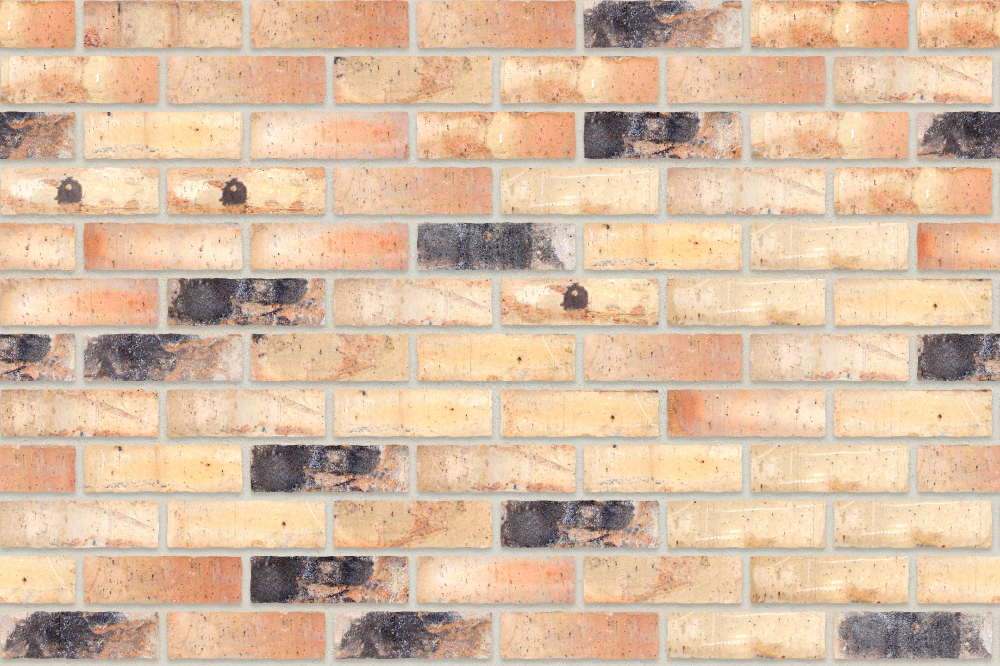 A seamless brick texture with corvus brick units arranged in a Stretcher pattern