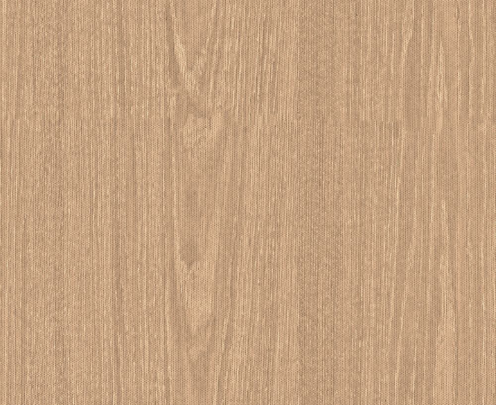 A seamless wood texture with microperforated acoustic veneer boards arranged in a None pattern