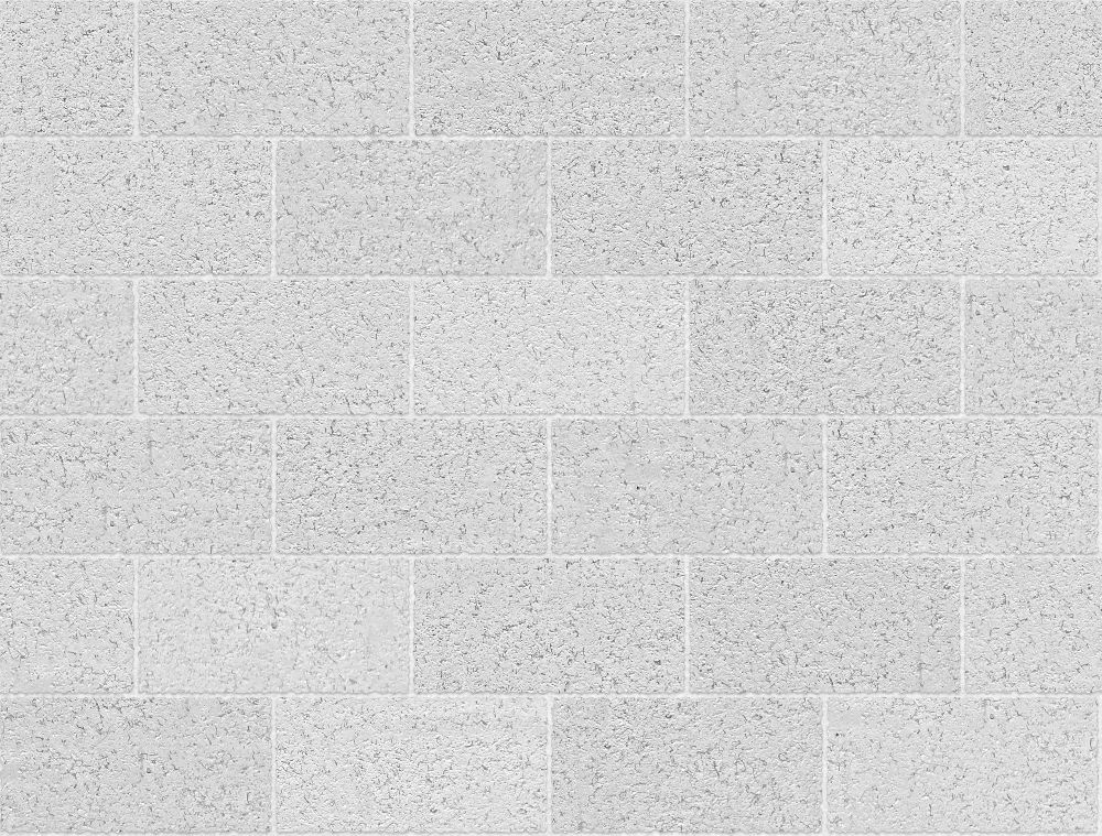 A seamless concrete texture with acoustic block blocks arranged in a Stretcher pattern