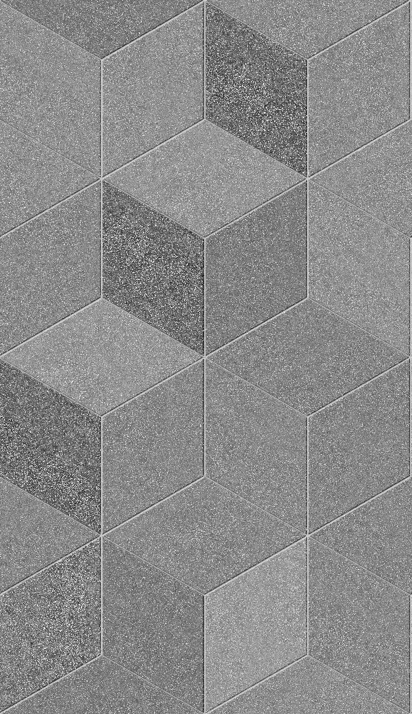 A seamless metal texture with light grey powder coated metal sheets arranged in a Cubic pattern