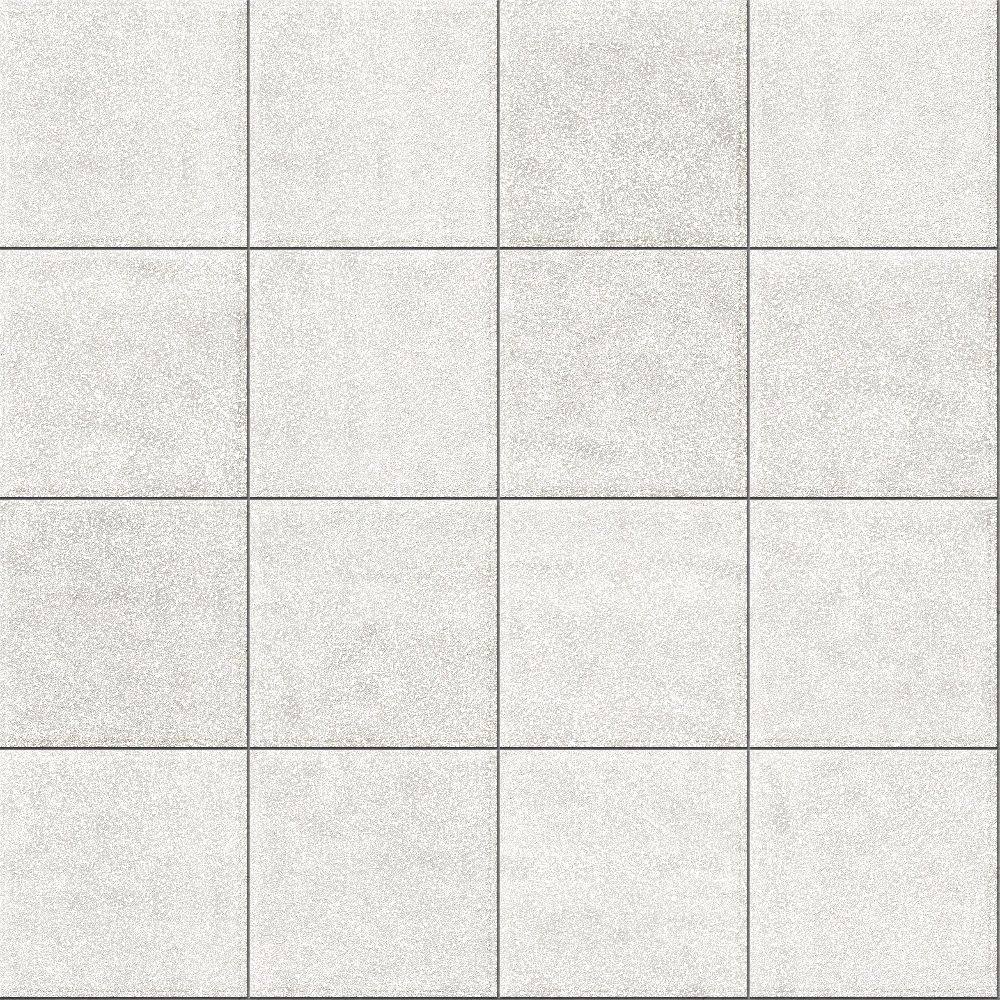 A seamless metal texture with light grey powder coated metal sheets arranged in a Stack pattern