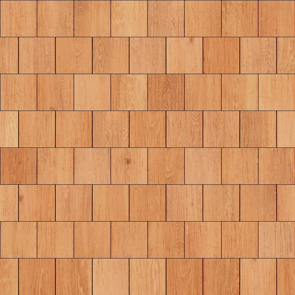 A seamless wood texture with western red cedar boards arranged in a Stretcher pattern
