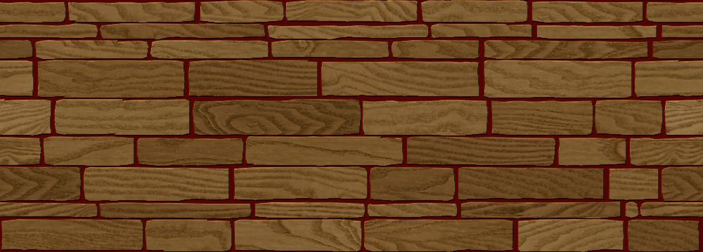 A seamless wood texture with ash heartwood veneer boards arranged in a Ashlar pattern