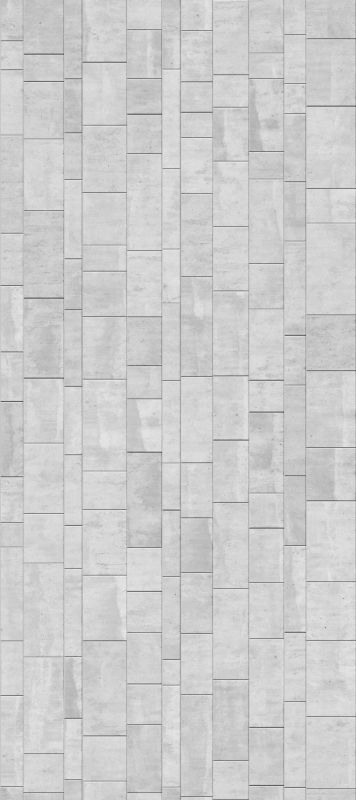 A seamless stone texture with in situ concrete blocks arranged in a Ashlar pattern