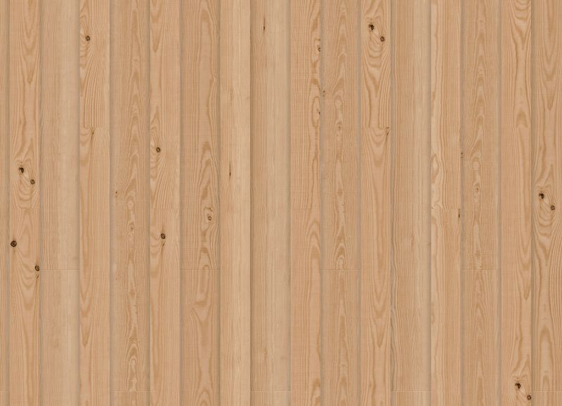 Larch Wood Plank Board Isolated on White Background.Two Larch Wood