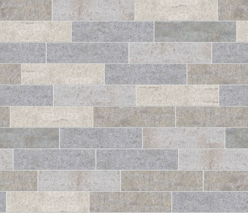 A seamless stone texture with granite - reclaimed footworn planks - cool color mix - weathered & worn surface - m269 blocks arranged in a  pattern
