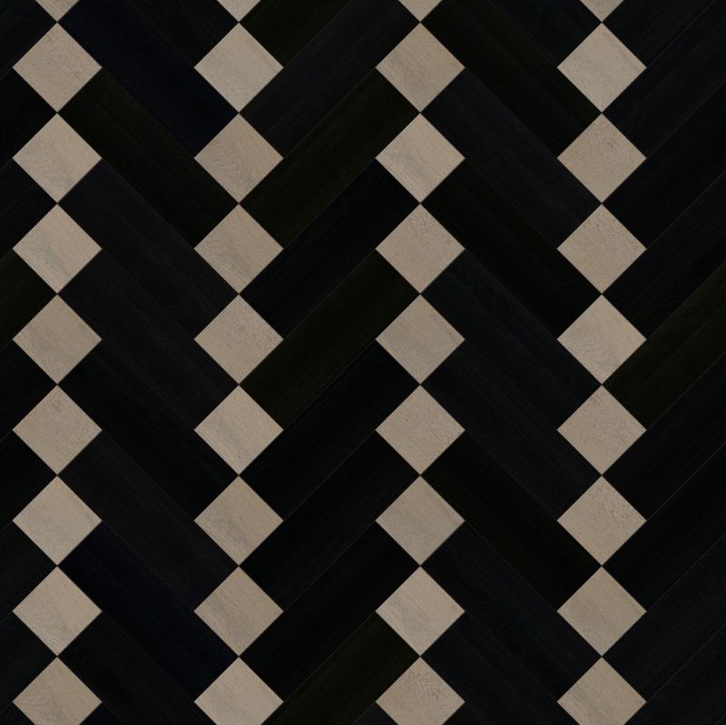 A seamless wood texture with creative oak 4208 boards arranged in a  pattern