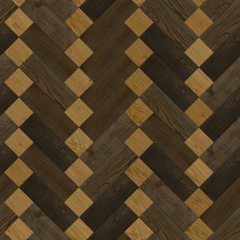 A seamless wood texture with creative oak 4115 boards arranged in a  pattern