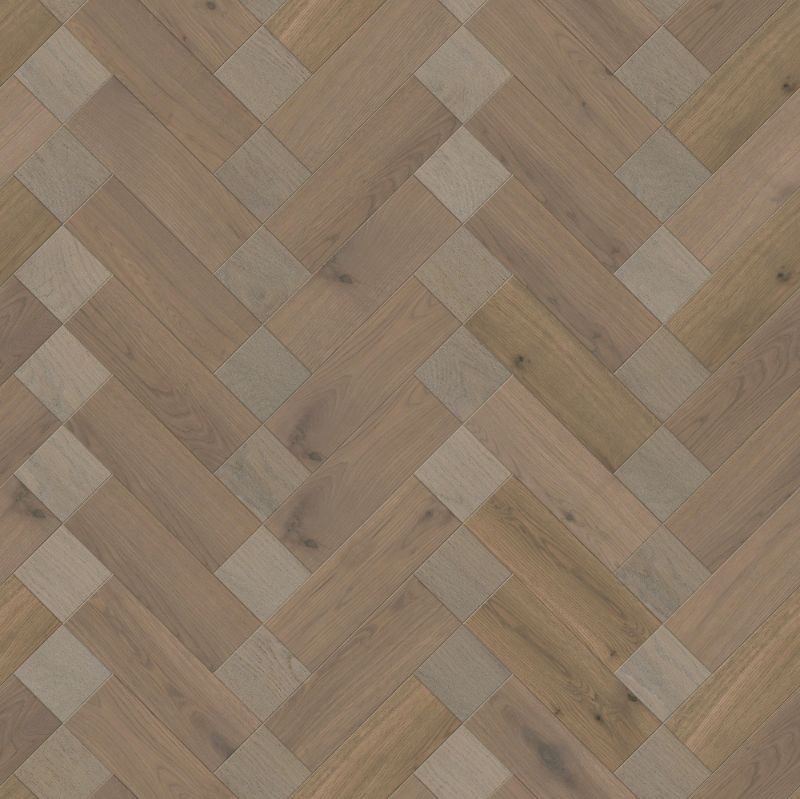 A seamless wood texture with creative oak 4112 character boards arranged in a  pattern